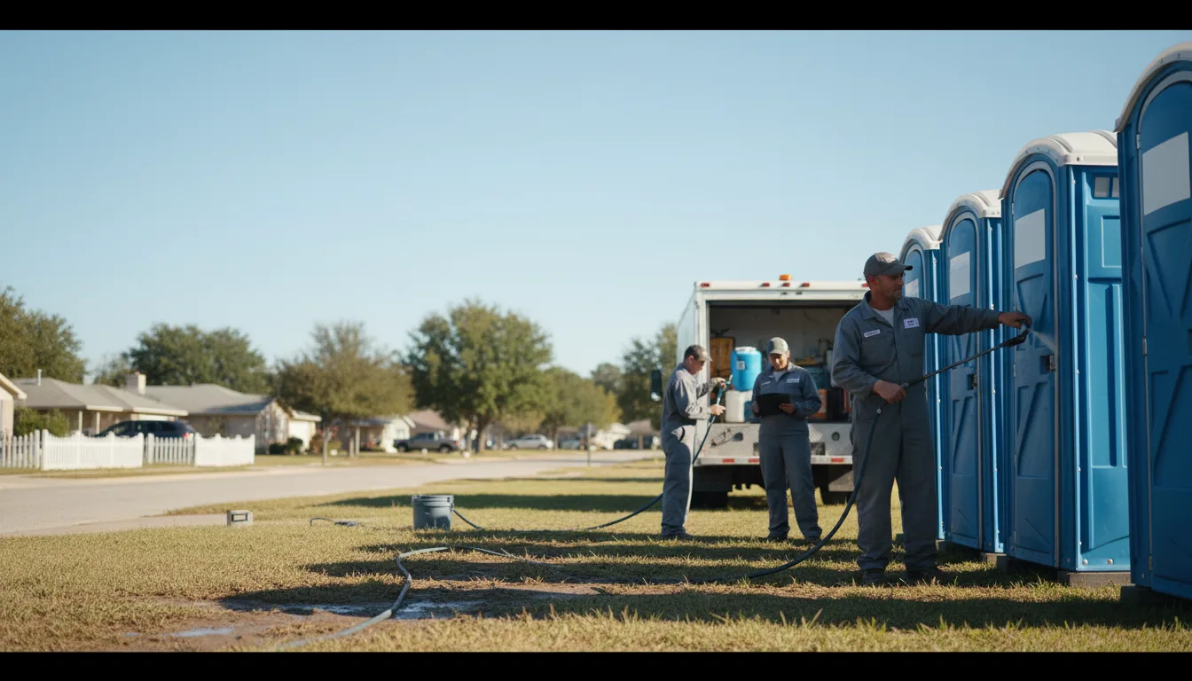 Long-Term Portable Toilet Rental in Columbia, MS near me
